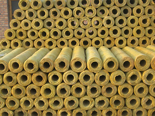 Rock wool insulation pipe巖棉保溫管