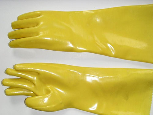 PVC dip-molded gloves PVC浸塑手套
