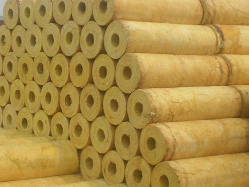 Rock wool insulation pipe巖棉保溫管